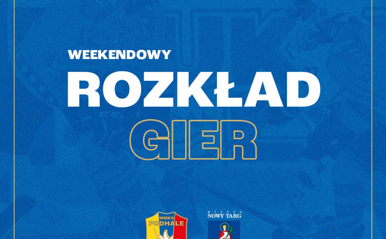 Weekendowy rozkład gier.