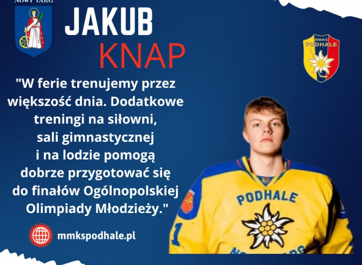 Jakub Knap – młody bramkarz z wielkim sercem do hokeja