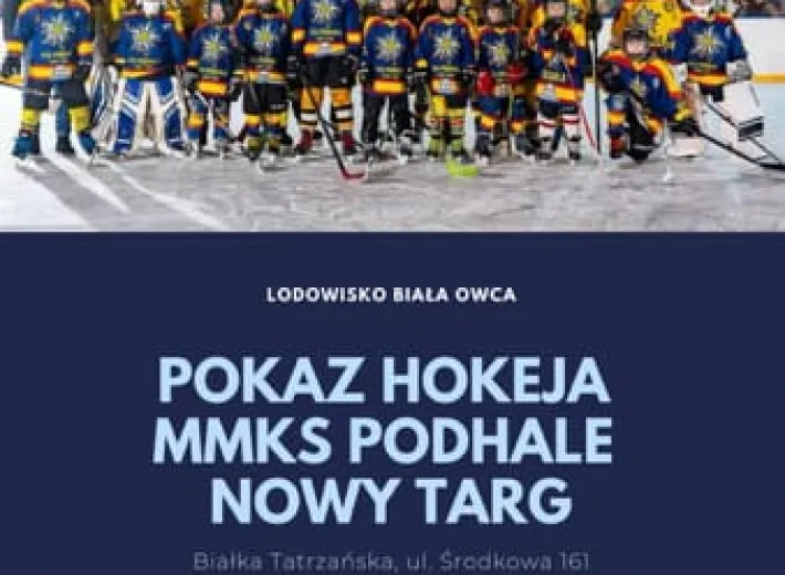 Pokaz hokeja młodzieżowych drużyn MMKS Podhale!