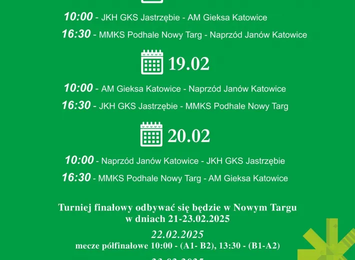 Juniorzy Młodsi MMKS Podhale Nowy Targ rozpoczynają zmagania w 31 Ogólnopolskiej Olimpiadzie Młodzieży w sportach zimowych!