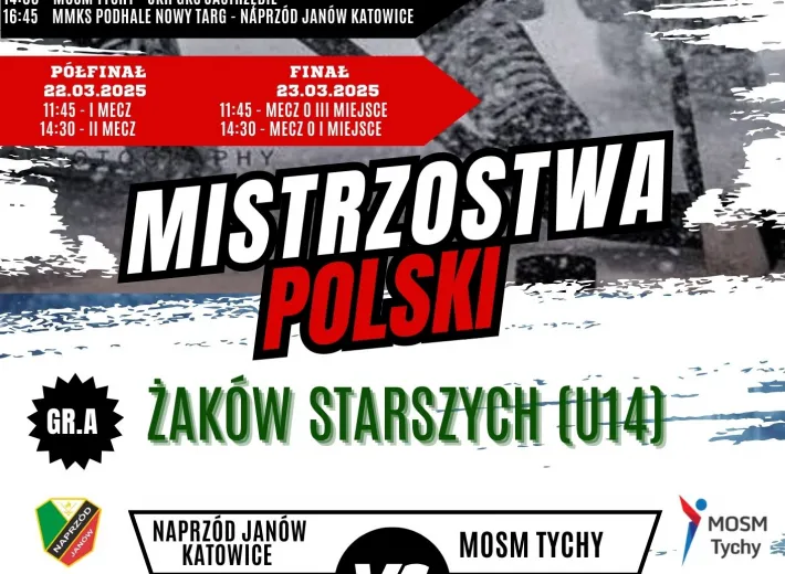 MMKS Podhale Nowy Targ powalczy o mistrzostwo Polski Żaków Starszych!