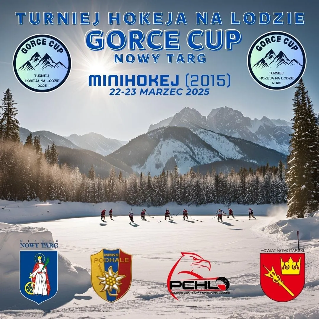 Pierwszy międzynarodowy turniej hokeja "GORCE CUP" już w najbliższy weekend w Nowym Targu!