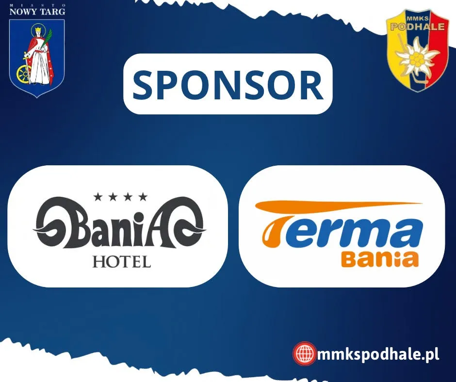 Hotel Bania Thermal & Ski i Terma Bania nowymi sponsorami MMKS Podhale Nowy Targ!