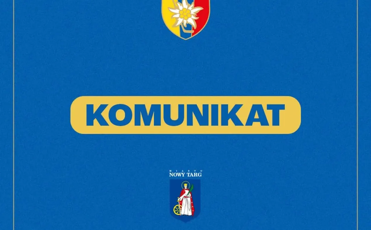 Zawiadomienie o Sprawozdawczym Zwyczajnym Walnym Zebraniu Członków Miejskiego Młodzieżowego Klubu Sportowego Podhale Nowy Targ.