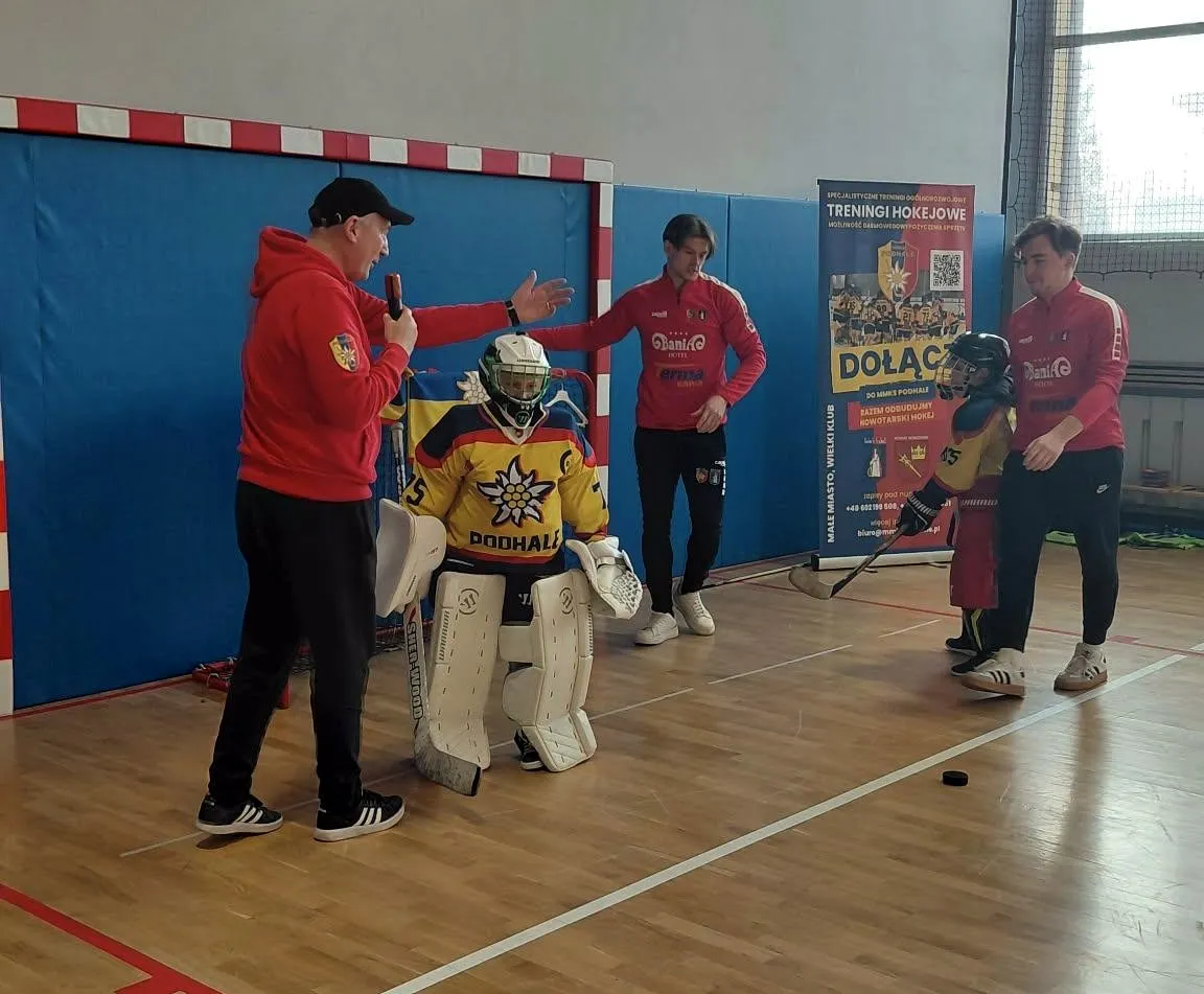 Spotkanie hokeistów SP11 w Nowym Targu