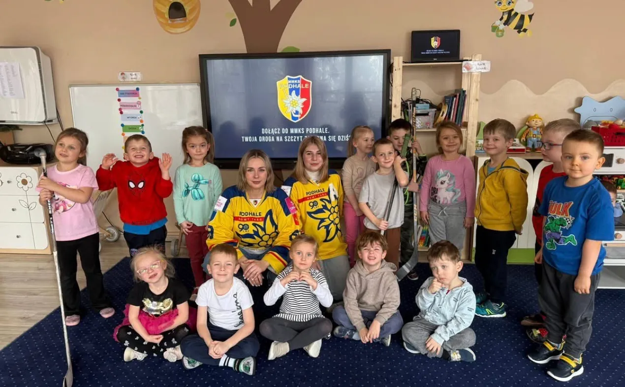 Promowanie hokeja w przedszkolach nadal trwa!